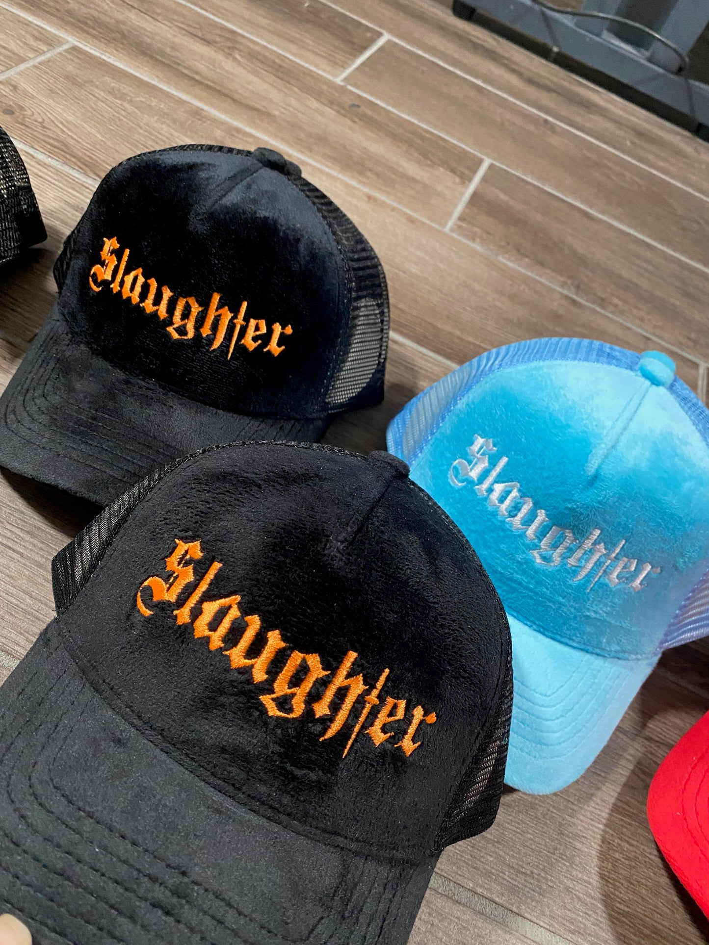 Suede Trucker Hats